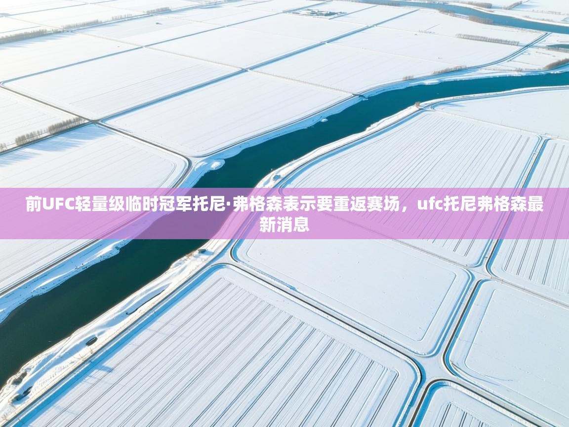 前UFC轻量级临时冠军托尼·弗格森表示要重返赛场,ufc托尼弗格森最新消息 第2张